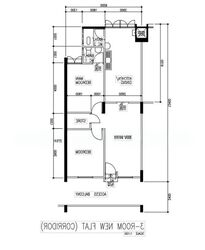 Blk 233 Kebun Baru Palm View (Ang Mo Kio), HDB 3 Rooms #597605031